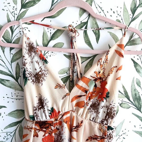 Simplee Floral Print Dress | Size S - Picture 2 of 4